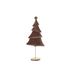 Kerstboom Ponpon Bruin 20x9xh44cm Textie L 