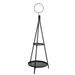 Cosy @ Home Etagere Cone Zwart 28x28xh79cm Rond Meta Al