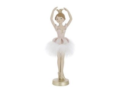 Balletdanser Elouise Standing Lichtroze 7x7xh22cm Resin