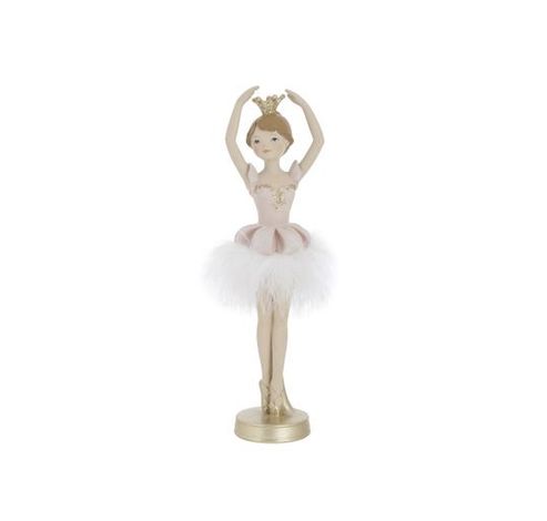 Danseur De Ballet Elouise Standing Rose Pale 7x7xh22cm Resine  Cosy @ Home