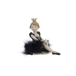 Balletdanser Elouise  Zwart 12x8xh11cm R Esin 