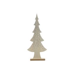 Cosy @ Home Arbre De Noël Strass Naturel 10,5x4xh25c M Bois 