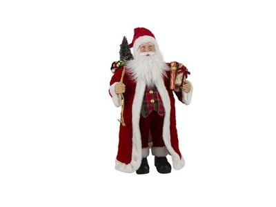 Santa Traditional Rood 20x13xh31cm Polye Ster