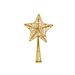 Kerstboompiek Star Glitter Goud 12x4xh28 Cm Kunststof 