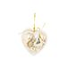 Kerstbal Set8 Heart Mix Goud D5cm Kunsts Tof 