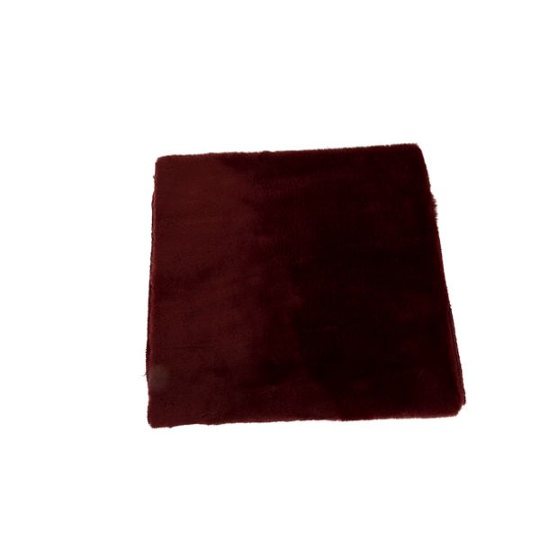 Tafelloper Fur Look Bordeaux 40x150xh2cm  Polyester 