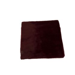 Tafelloper Fur Look Bordeaux 40x150xh2cm  Polyester 