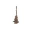 Hanger Xmas Tree Velvet Cognac 9x105xh3c M Textiel 