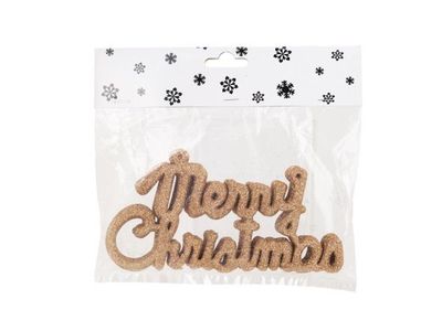 Hanger Set6 Merry Christmas Koper 20cm K Unststof