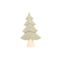 Kerstboom Velvet Groen 17,2x7,5xh29,8cm Langwerpig Dolomiet 