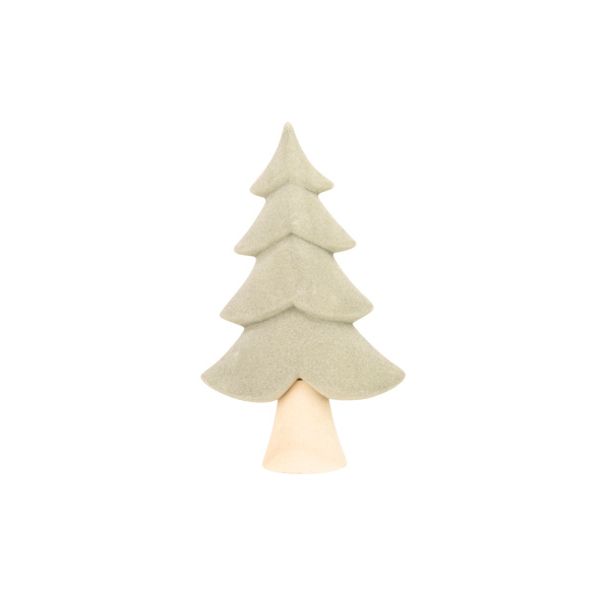 Kerstboom Velvet Groen 17,2x7,5xh29,8cm Langwerpig Dolomiet 