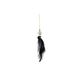 Hanger Feathers Zwart 7x7xh30cm Kunststo F 