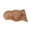 Pels Faux Fur Camel 65x102cm Polyester  