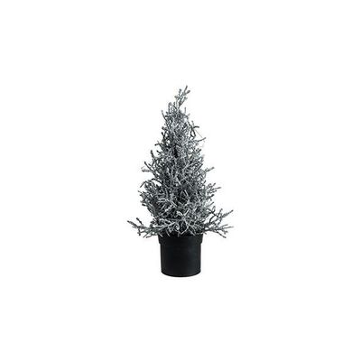 Arbre De Noël 15 Led Lights Glitter Arge Nt 13x13xh33cm Plastic  Cosy @ Home