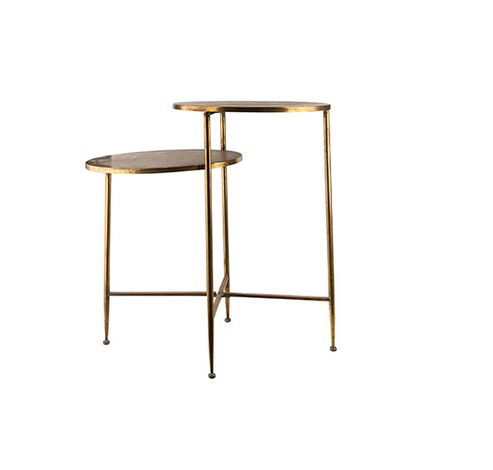 Table D'appoint Dore 79,5x50xh75cm Metal   Cosy @ Home