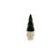 Kerstboom Top Colored Donkergroen 7,5x7, 5xh22,5cm Rond Hout 