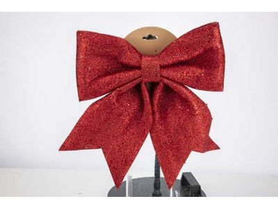 Strik Glitter Rood 30x35cm Kunststof 