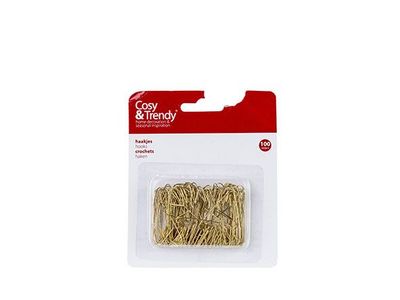 Haakjes Set100 Standaard Goud 