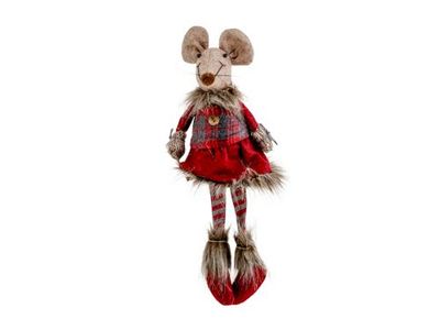 Figuur Mouse Girl Bordeaux 16x10xh45cm T Extiel