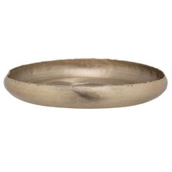 Cosy @ Home SCHAAL BRUSHED GOUD 43X43XH55CM ROND ALU 