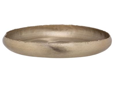 Coupe Brushed Dore 43x43xh55cm Rond Aluminium