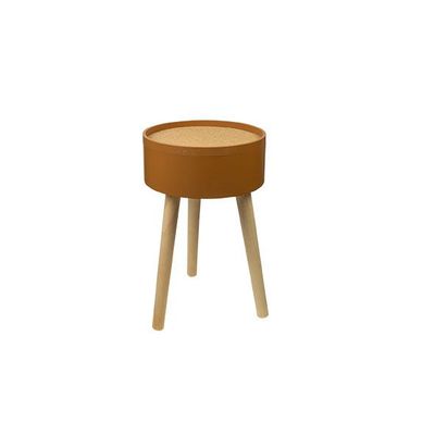 Table D'appoint Cognac 30x30xh48cm Bois   Cosy @ Home