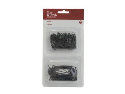 Haakjes Set150 50 Groot 100 Standaard Zw Art