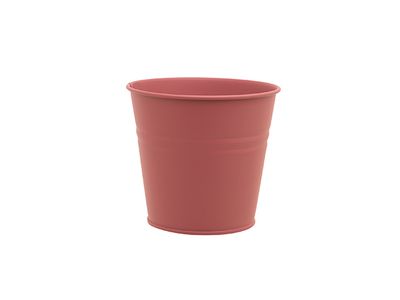 Bloempot Urban Roze 18x14xh16cm Rond Con Isch Metaal