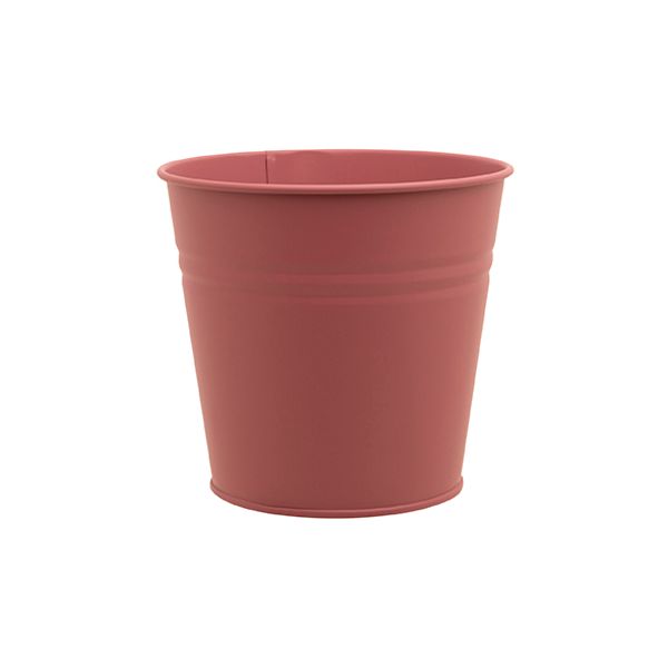 Cosy @ Home Bloempot Urban Roze 14x10xh12cm Rond Con Isch Metaal