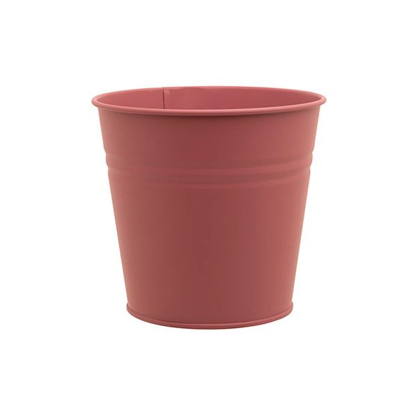 Cosy @ Home Bloempot Urban Roze 14x10xh12cm Rond Con Isch Metaal