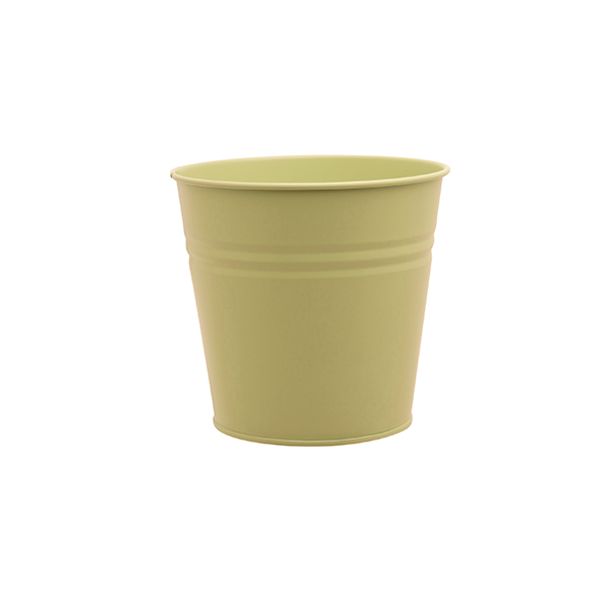 Cosy @ Home Bloempot Urban Groen 14x10xh12cm Rond Co Nisch Metaal