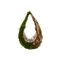 Mand Drop Rattan-grass  Natuur 24x17xh38 Cm Langwerpig 