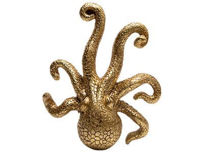 Ornament Octopus Brass 19x7xh23cm Andere  Polyresin