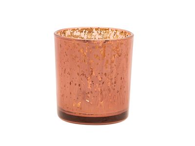 Bougeoir Herbs Rose 7x7xh8cm Verre 