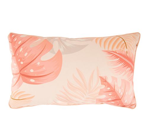 Kussen Leaves Roze 30x50xh10cm   Cosy @ Home