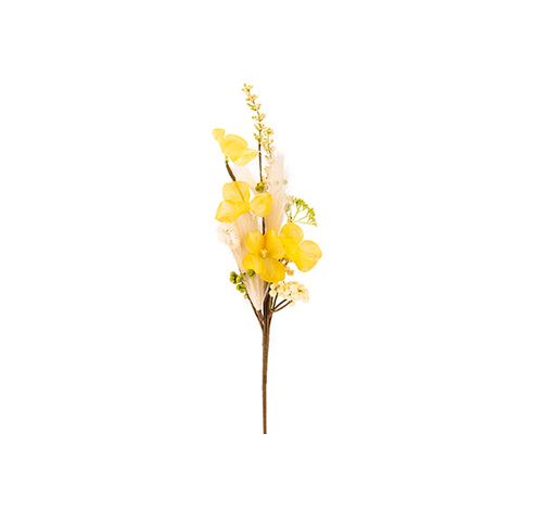 Branche Spring Mix Jaune 50x6xh6cm Allon Ge Plastic  Cosy @ Home