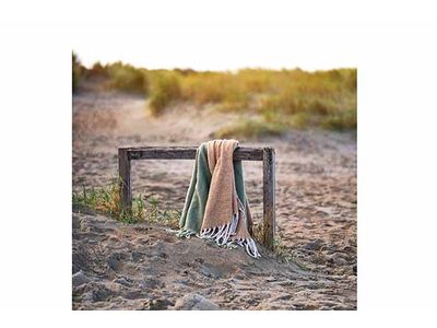 Plaid Moya Bruin 127x152cm Polyester 