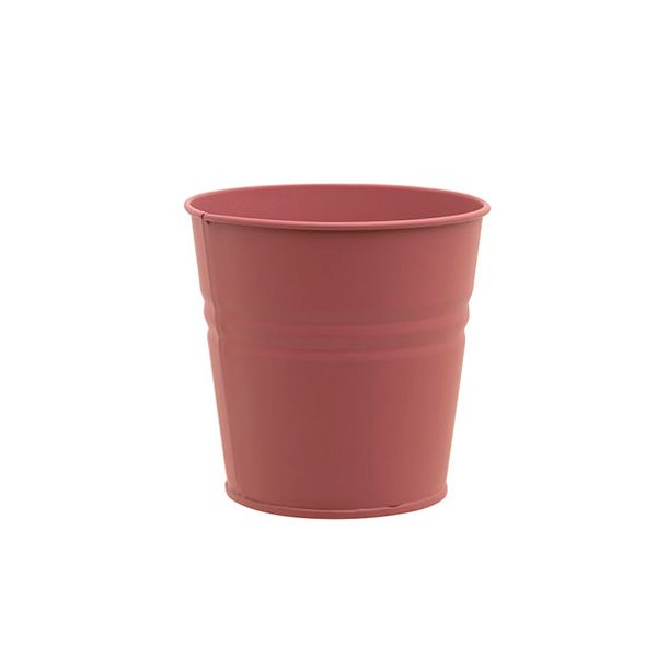 Cosy @ Home Bloempot Urban Roze 16x11,5xh14cm Rond C Onisch Metaal