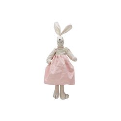 Cosy @ Home KONIJN BOY FLEX LEGS BEIGE ROZE 17X8XH50CM TEXTIEL 