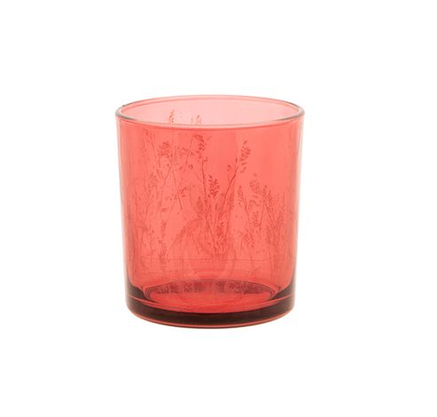 Theelichthouder Bunny Roze 7x7xh8cm Glas  Cosy @ Home