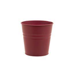 Cosy @ Home Cachepot Urban Framboise 16x11,5xh14cm  Rond Conique Metal 