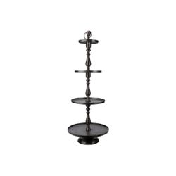 Cosy @ Home Etagere Brushed Noir 54,5x54,5xh145cm Al Uminium 