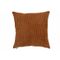 Kussen Corduroy Bruin 45x45xh15cm Polyes Ter 