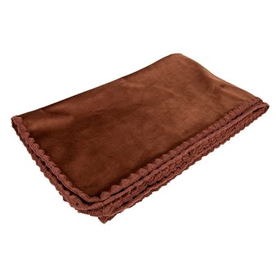 Tafelloper Velvet Bruin 40x140cm Polyest Er  Cosy @ Home