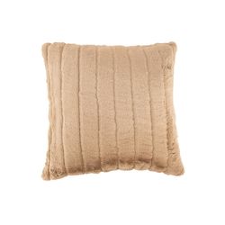 Cosy @ Home Kussen Soft Ribble Beige 45x45xh15cm Pol Yester 