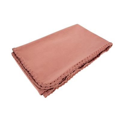 Tafelloper Velvet Roze 40x140cm Polyeste R  Cosy @ Home