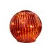 Bal Led Bordeaux D10cm Glas Incl 3 Lr44 Batt 