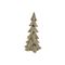 Kerstboom Flocked Grijs 18x18xh38cm Resi N 