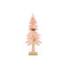 Kerstboom Fake Fur Roze 31x13xh4cm Ander E Hout 