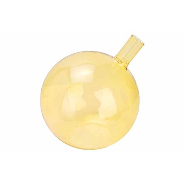 Cosy @ Home Vaas Ball Geel D15xh16,5cm Glas 